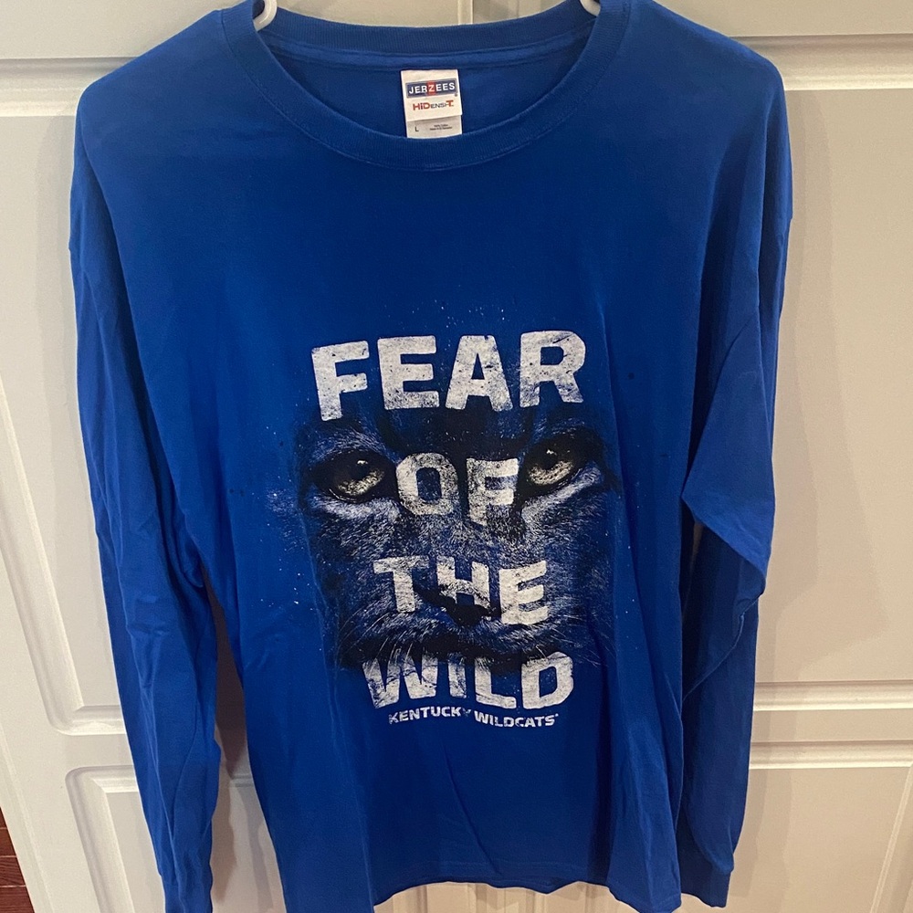 Jerzees Blue Long Sleeve Tee - Fear of the Wild